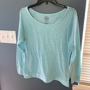 Teal SO Long Sleeve Shirt 100% Cotton